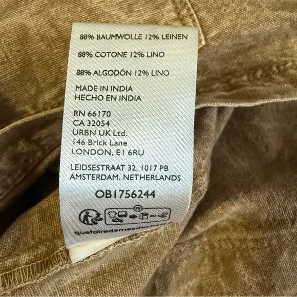 NWT Free People Rhodes Chino Romper Size Medium - Picture 14 of 14